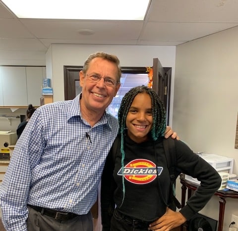 Dr. Ketcherside with patient